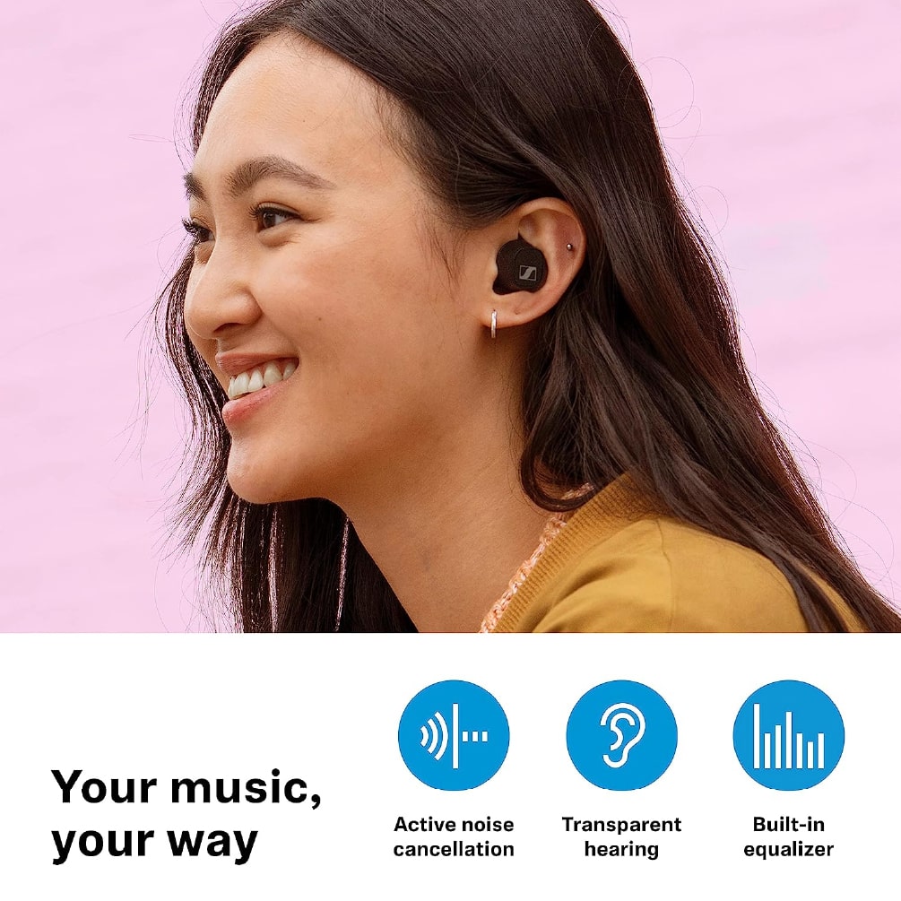 Sennheiser Official CX PLUS ANC True Wireless Earbuds - CX PLUS TW1