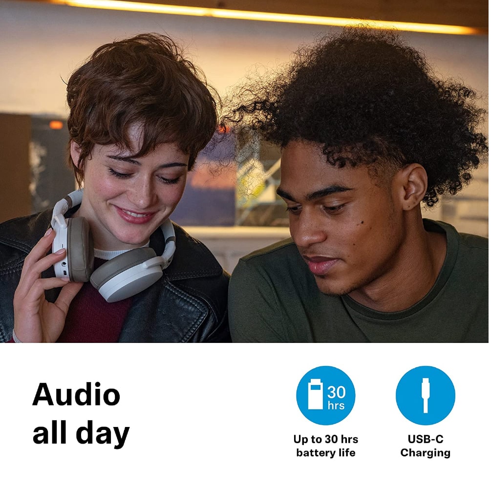 Sennheiser Official HD 450BT Wireless Headphone Deep Dynamic Bass with Active Noise Cancellation