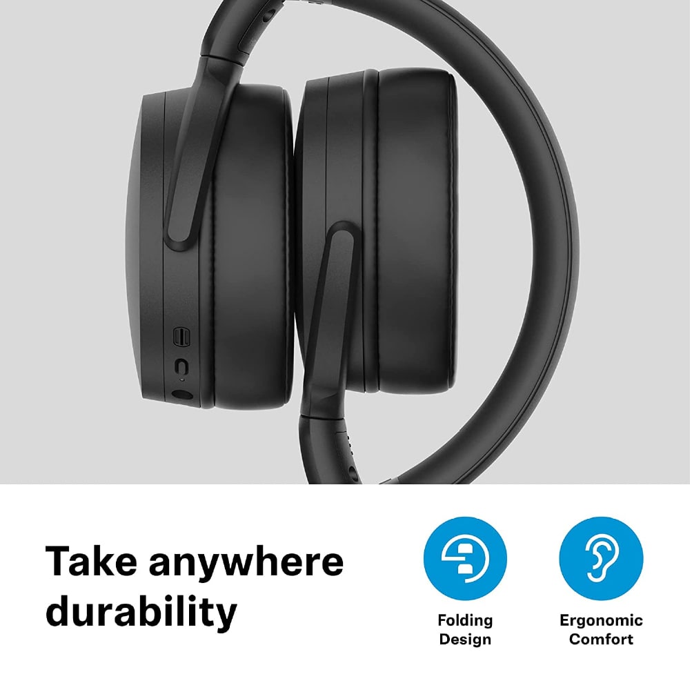 Sennheiser Official HD 450BT Wireless Headphone Deep Dynamic Bass with Active Noise Cancellation