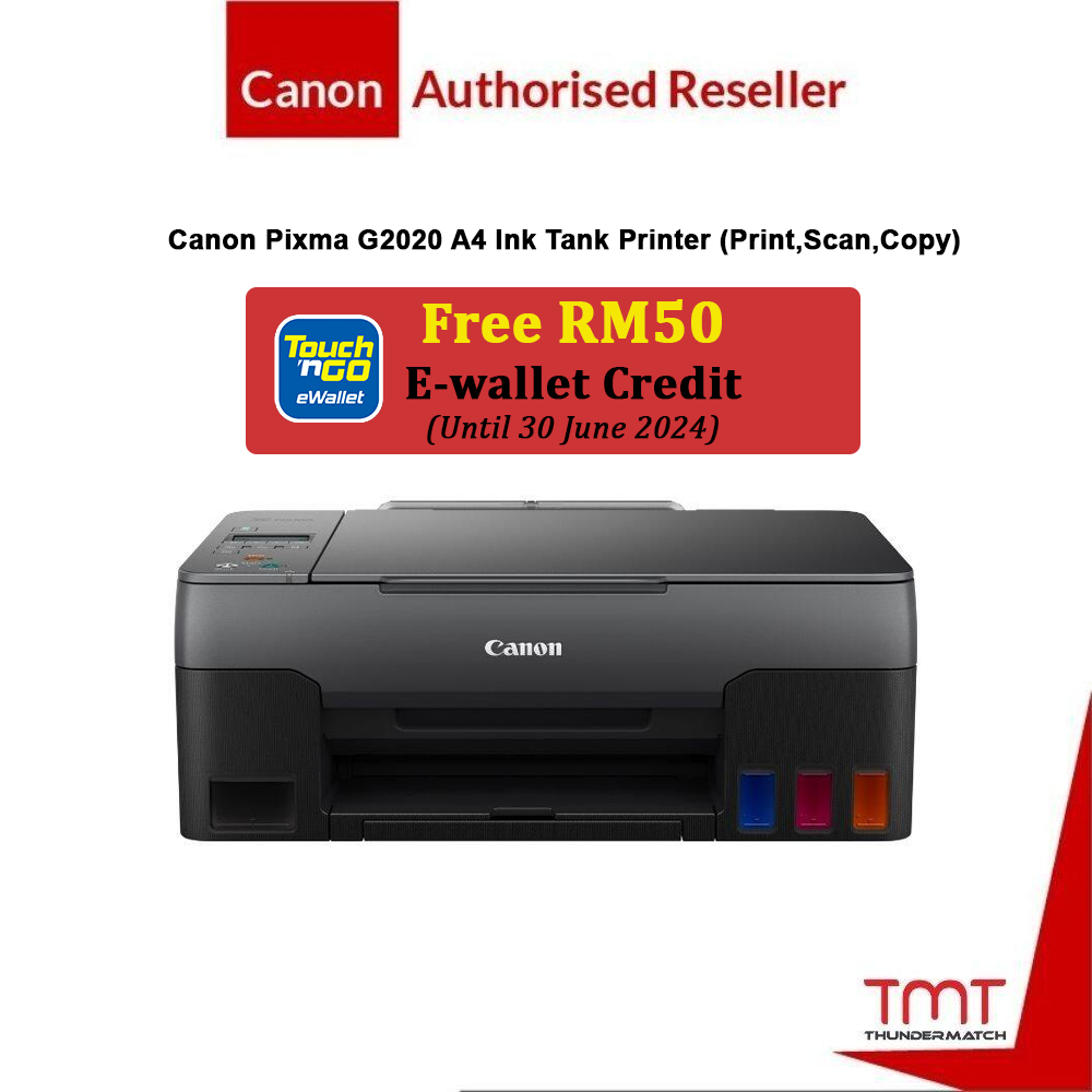 (TNG RM50) Canon Pixma G2020 Ink Tank Printer ( Print | Scan | Copy ) G-Series (1-800-18-2000)