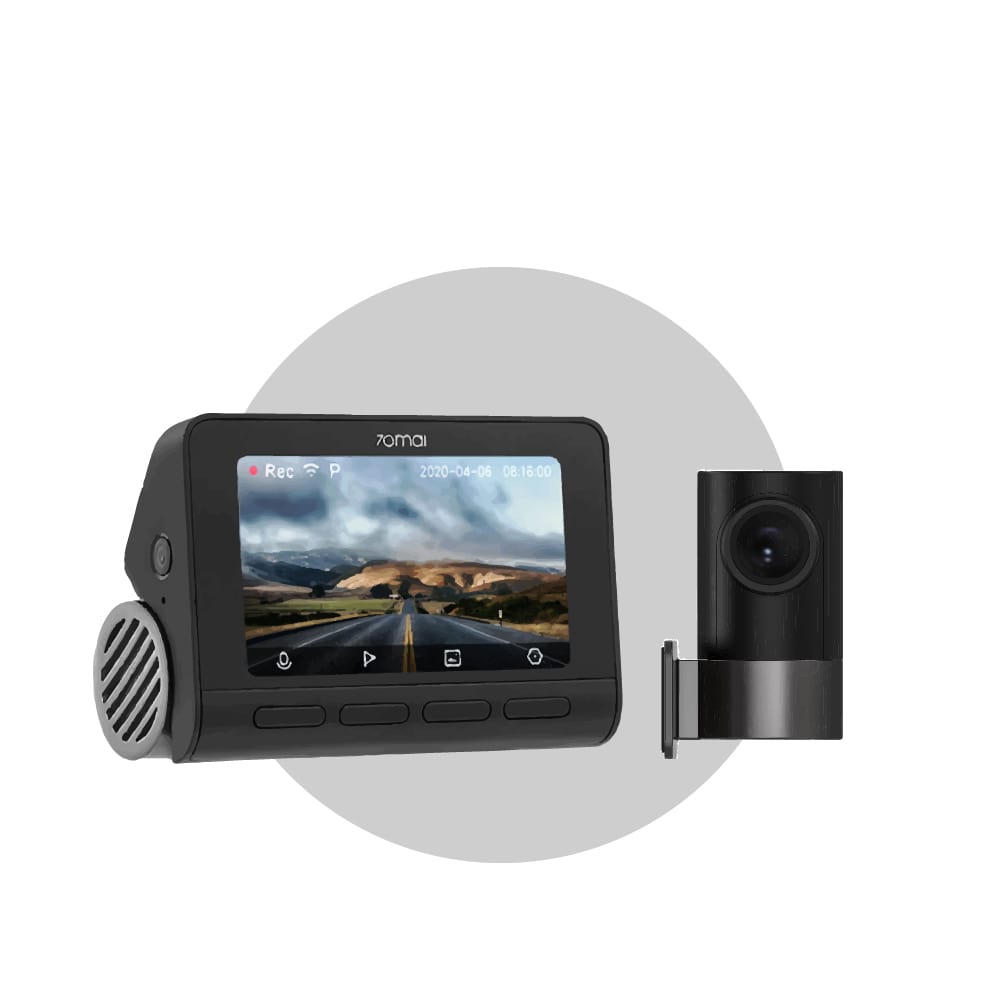 70mai A800s 4K Dash Cam Dual Vision Car Recorder with GPS ADAS