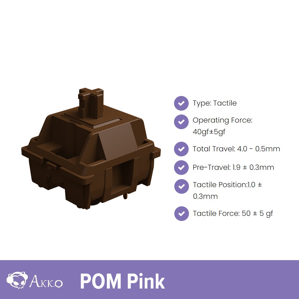 Akko POM Linear/Tactile Switch - 45pcs