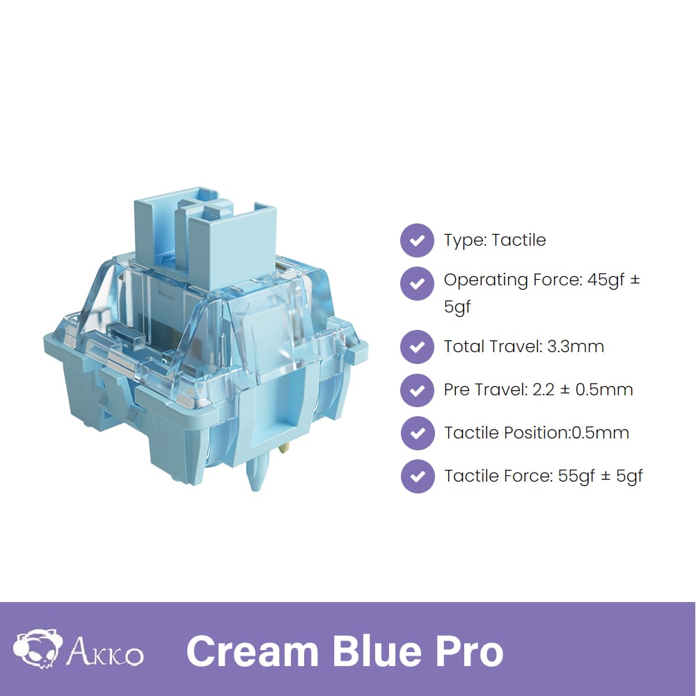 Akko V3 Cream Pro Swicthes - 45pcs