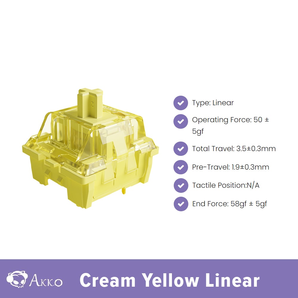 Akko V3 Cream Pro Swicthes - 45pcs