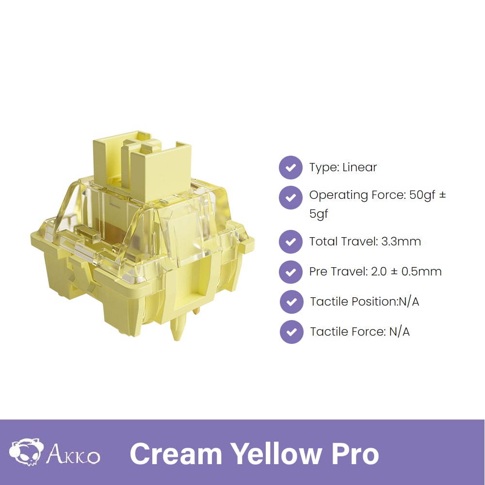 Akko V3 Cream Pro Swicthes - 45pcs