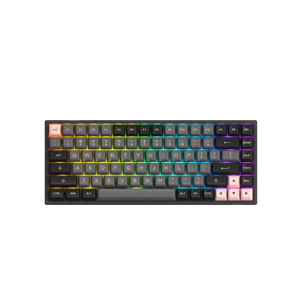 Akko Black & Pink 3084B Plus 75% Hot Swappable RGB Mechanical Gaming Keyboard