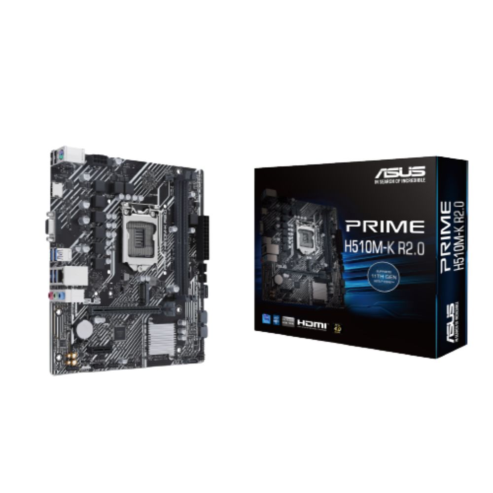 Asus LGA1200 Intel H510 PRIME H510M-K R2.0 mATX Motherboard