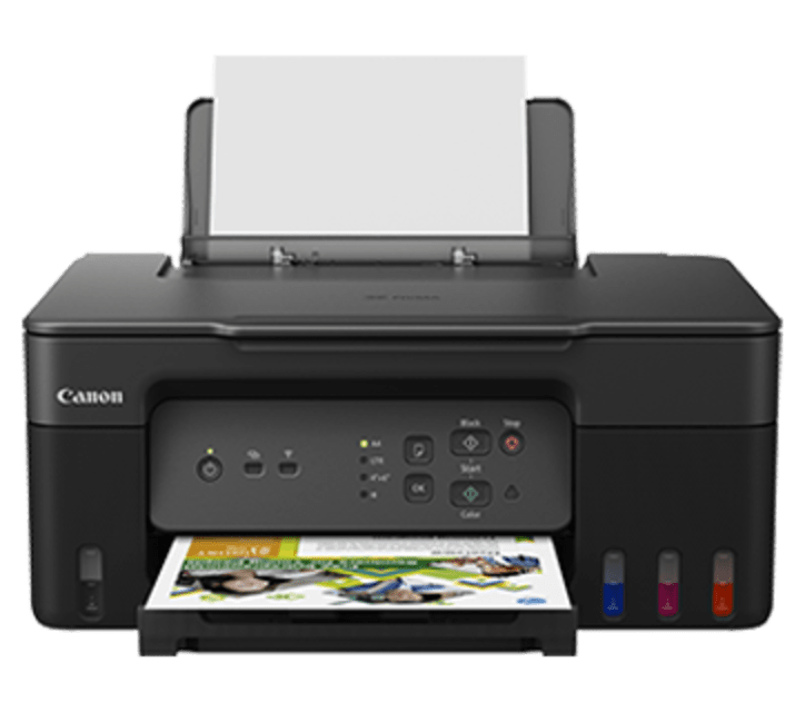 Canon Pixma G3730 A4 Ink Efficient Printer - (Print, Scan, Copy, WiFi) G-Series Ink Tank Borderless A4 Photo Printing | 11.0/ 6.0 ipm | 4800 x 1200 dpi | USB 2.0 Hi-Speed | 2 Years Warranty