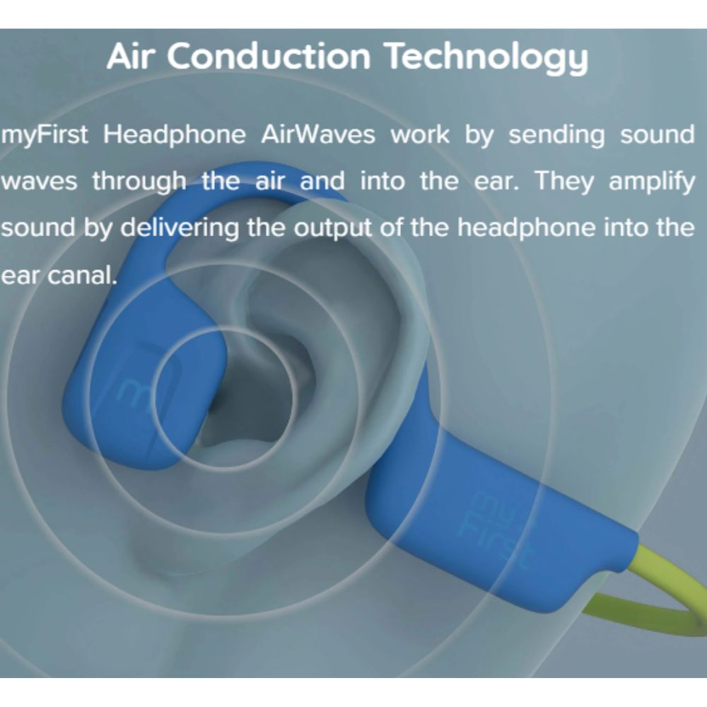 myFirst Headphones AirWaves | Air Conduction Techonology