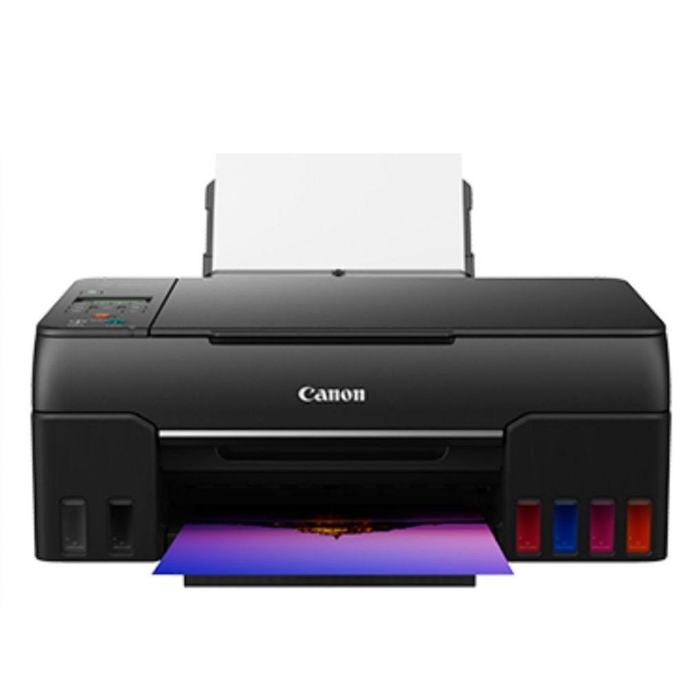 [CLEARANCE] Canon Pixma G670 G-Series AIO Printer | Print/Scan/Copy/Wifi | GI-73 BK/GY/C/M/Y/R | 1 year warranty | 1-800-18-2000*