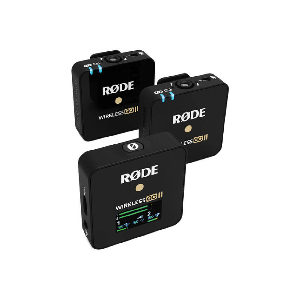 Rode Wireless GO II 2-Person Wireless Go 2 & Single Compact Digital Wireless Microphone System/Recorder 2.4 GHz
