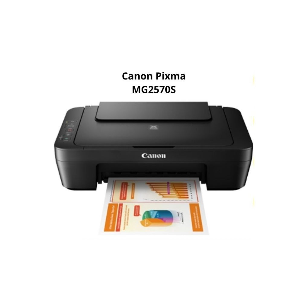 Canon Pixma MG2570S 3 in One Printer (Print,Scan,Copy) | 4800x1200dpi | 1 Year Warranty 1-800-18-2000