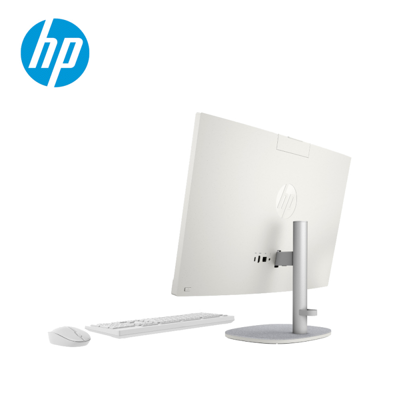 HP AIO 24-CR0021D All in One Desktop (Shell White) | AMD Athlon Silver 7120U