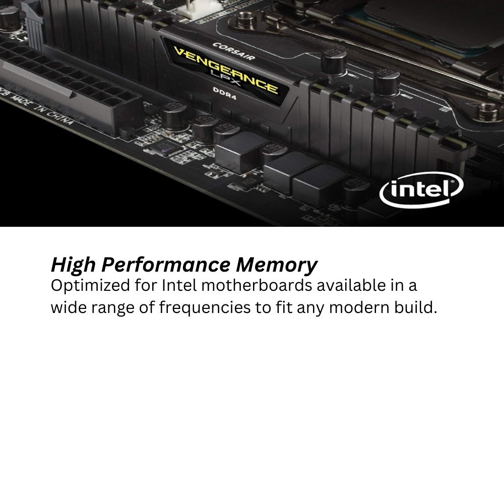 Corsair Vengeance LPX DDR4 Desktop Ram DIMM Kit of 2