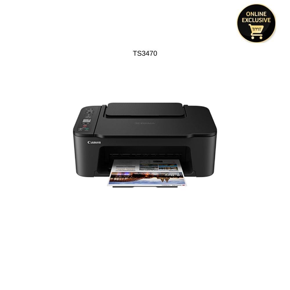 [CLEARANCE] Canon Pixma TS3470 All in One (Print/Scan/Copy) Wireless Printer | 1 Year Warranty (1-800-18-2000)