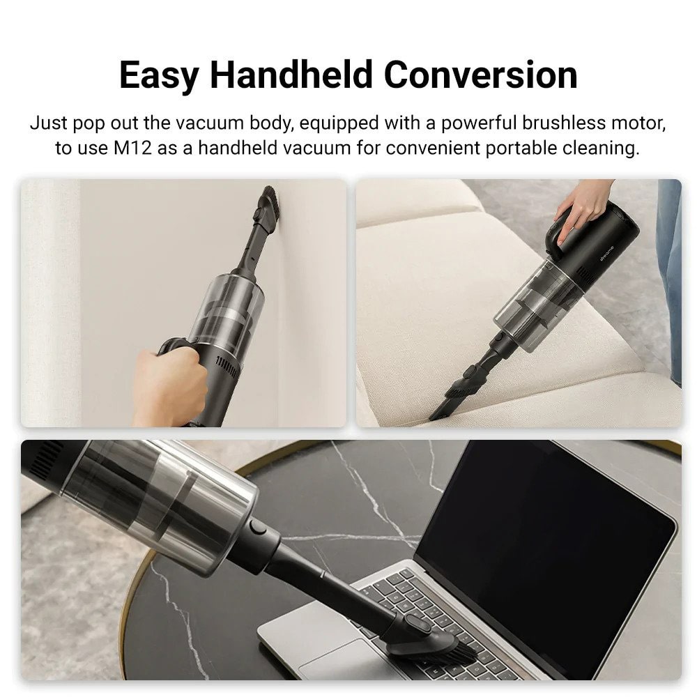 Dreame M12 Wet and Dry Smart Cordless Vacuum Cleaner
