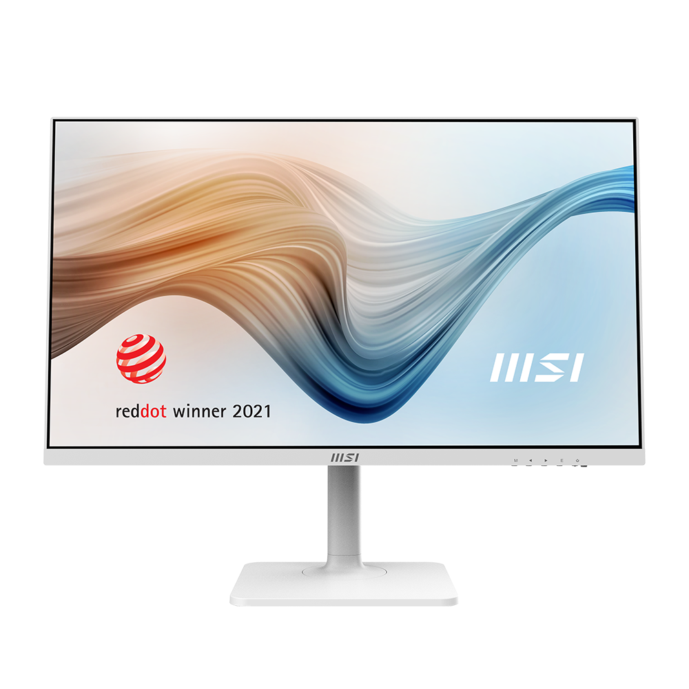 MSI Modern MD272PW 27.0" Monitor (White) | 5ms | 75Hz | 1920x 1080 FHD | IPS Panel | HDMI & DP | Type C with 65W Power | Adjustable Stand | sRGB 100% | 3Y Warranty