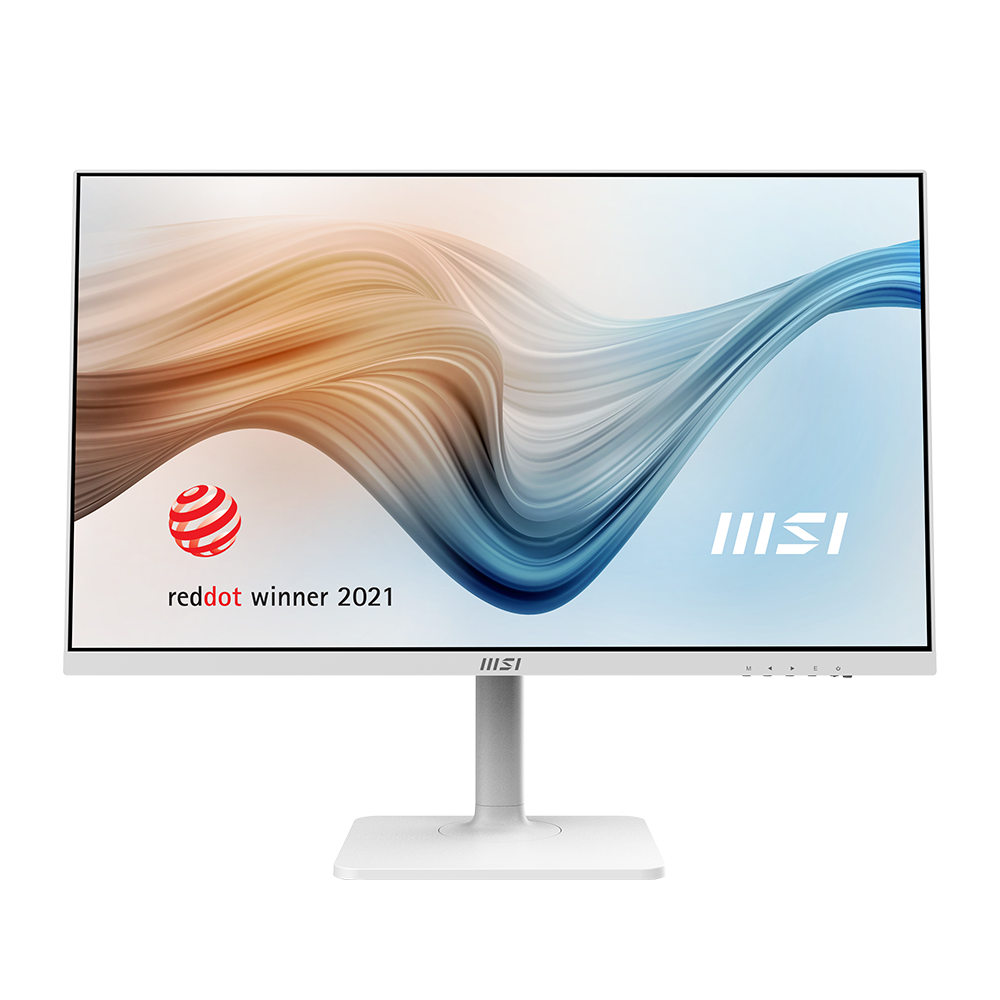 MSI Modern MD272PW 27.0" Monitor (White) | 5ms | 75Hz | 1920x 1080 FHD | IPS Panel | HDMI & DP | Type C with 65W Power | Adjustable Stand | sRGB 100% | 3Y Warranty