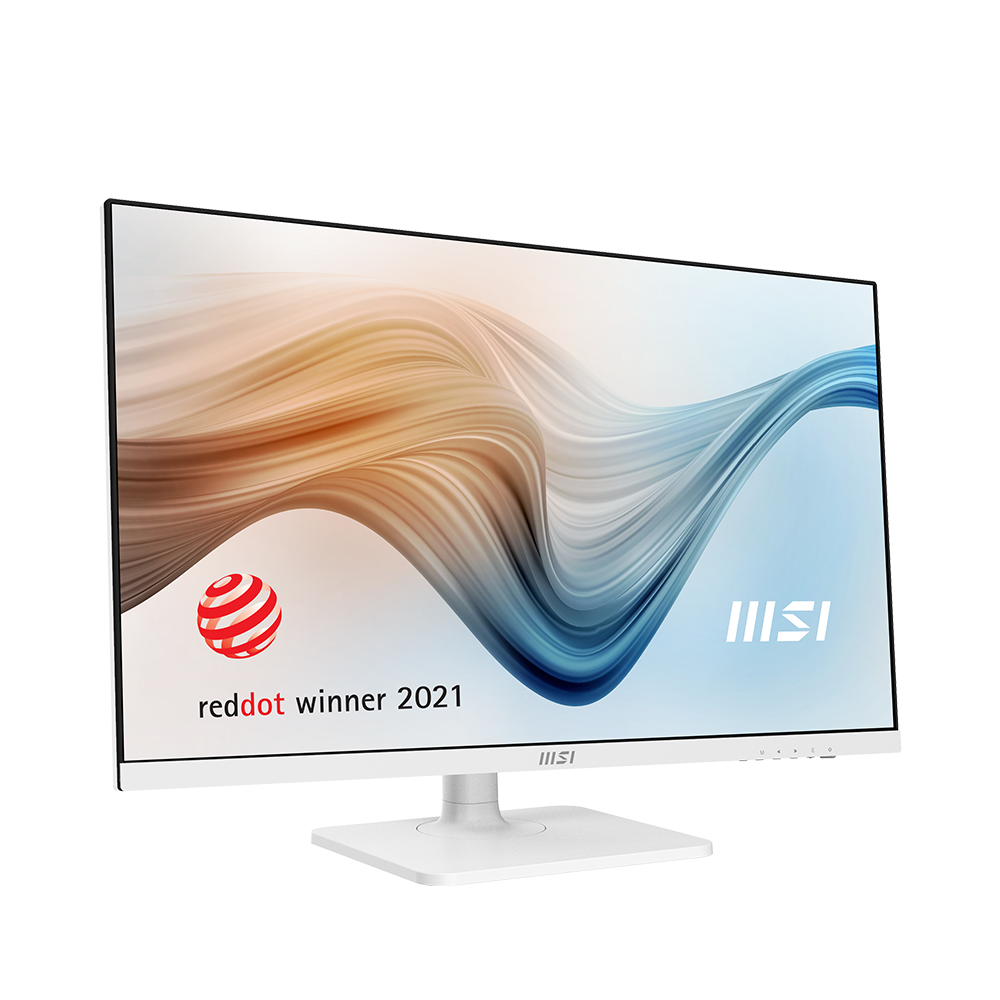 MSI Modern MD272PW 27.0" Monitor (White) | 5ms | 75Hz | 1920x 1080 FHD | IPS Panel | HDMI & DP | Type C with 65W Power | Adjustable Stand | sRGB 100% | 3Y Warranty