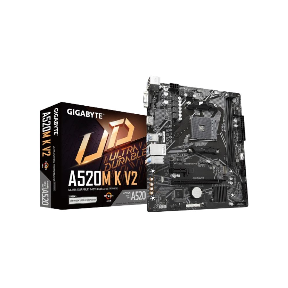 Gigabyte AMD AM4 A520M-K V2 mATX Motherboard