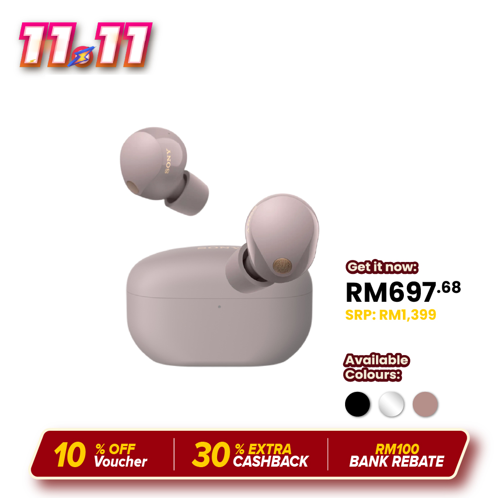 Sony WF-1000XM5 Wireless Noise Cancelling Earbuds