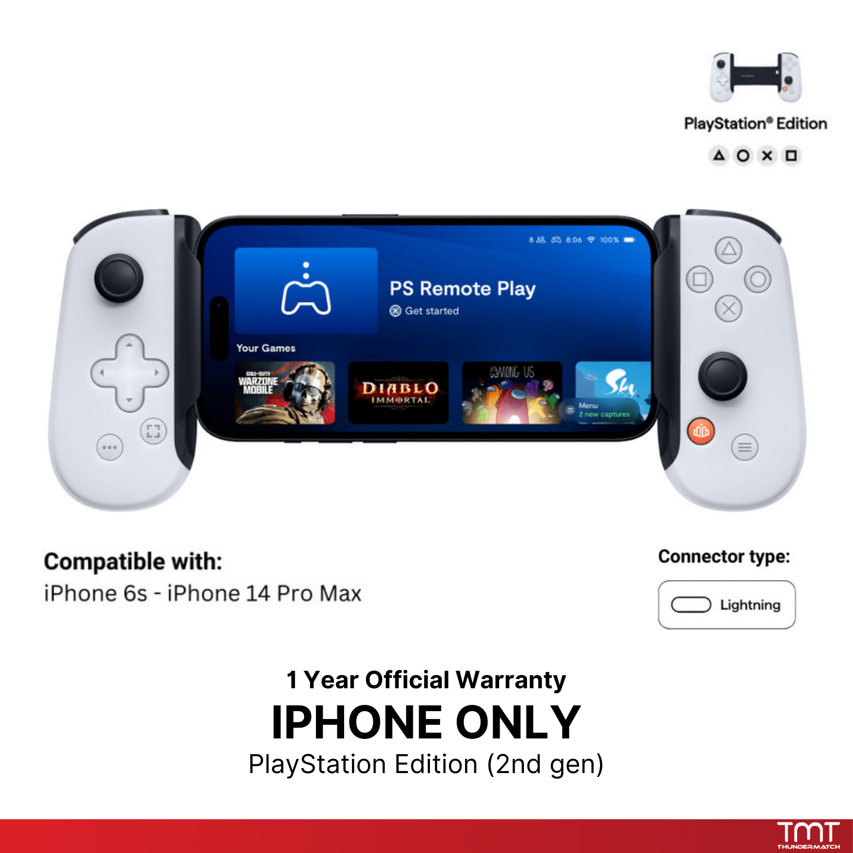 BACKBONE One PlayStation / Standard Version (2nd Gen)