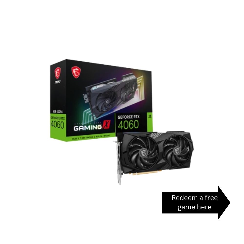 MSI RTX 4060 8GB GDDR6 128Bit GAMING X VGA Graphics Card