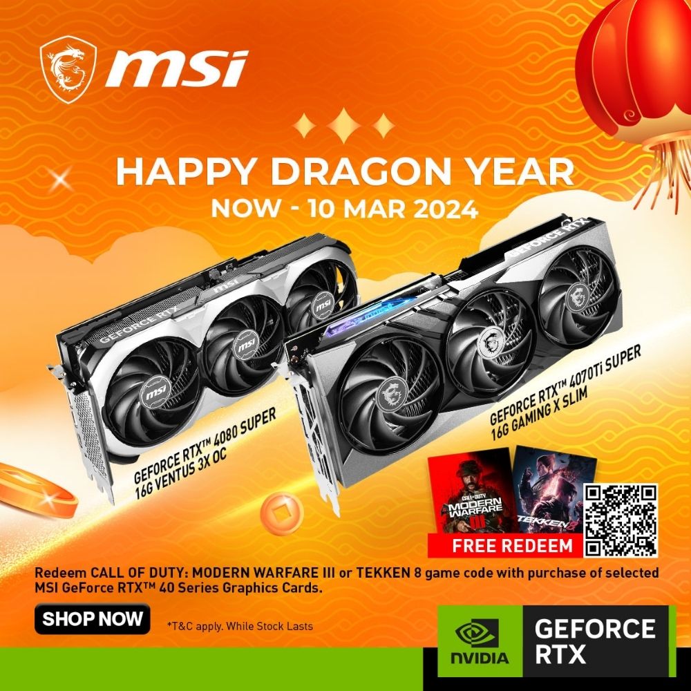 MSI RTX 4060 8GB GDDR6 128Bit GAMING X VGA Graphics Card
