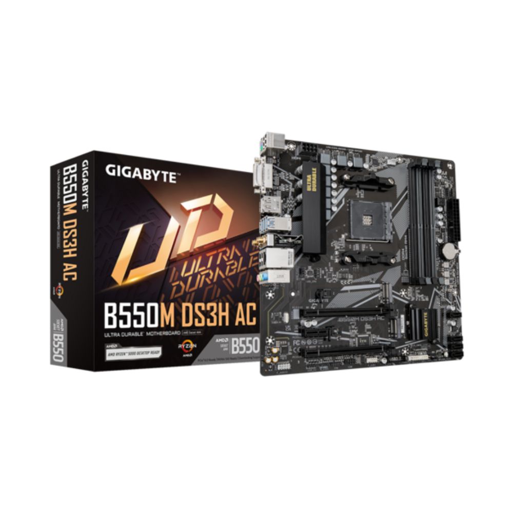 Gigabyte B550M-DS3H AC mATX Motherboard