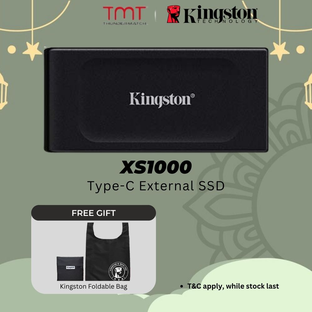 (FREE GIFT) Kingston XS1000 Type-C External SSD SXS1000