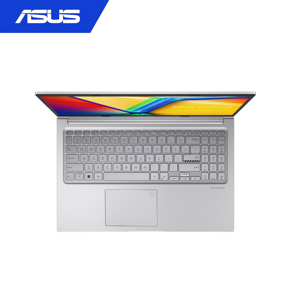 Asus VivoBook A1504V-ABQ353WS Laptop (Silver) | i5-1335U | 8GB RAM 512GB SSD | 15.6''FHD | Intel Iris Xe | MS Office H&S 2021 | Win11 | 2Y Warranty