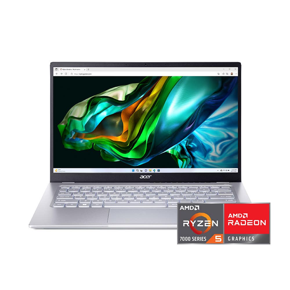 Acer Swift GO 14 SFG14-41-R5VF/R1JU Laptop (Pure Silver/Prodigy Pink) | Ryzen 5-7530U | 8GB RAM 512GB SSD | 14''FHD | AMD Radeon | MS Office H&S 2021 | Win11 | 2Y Warranty