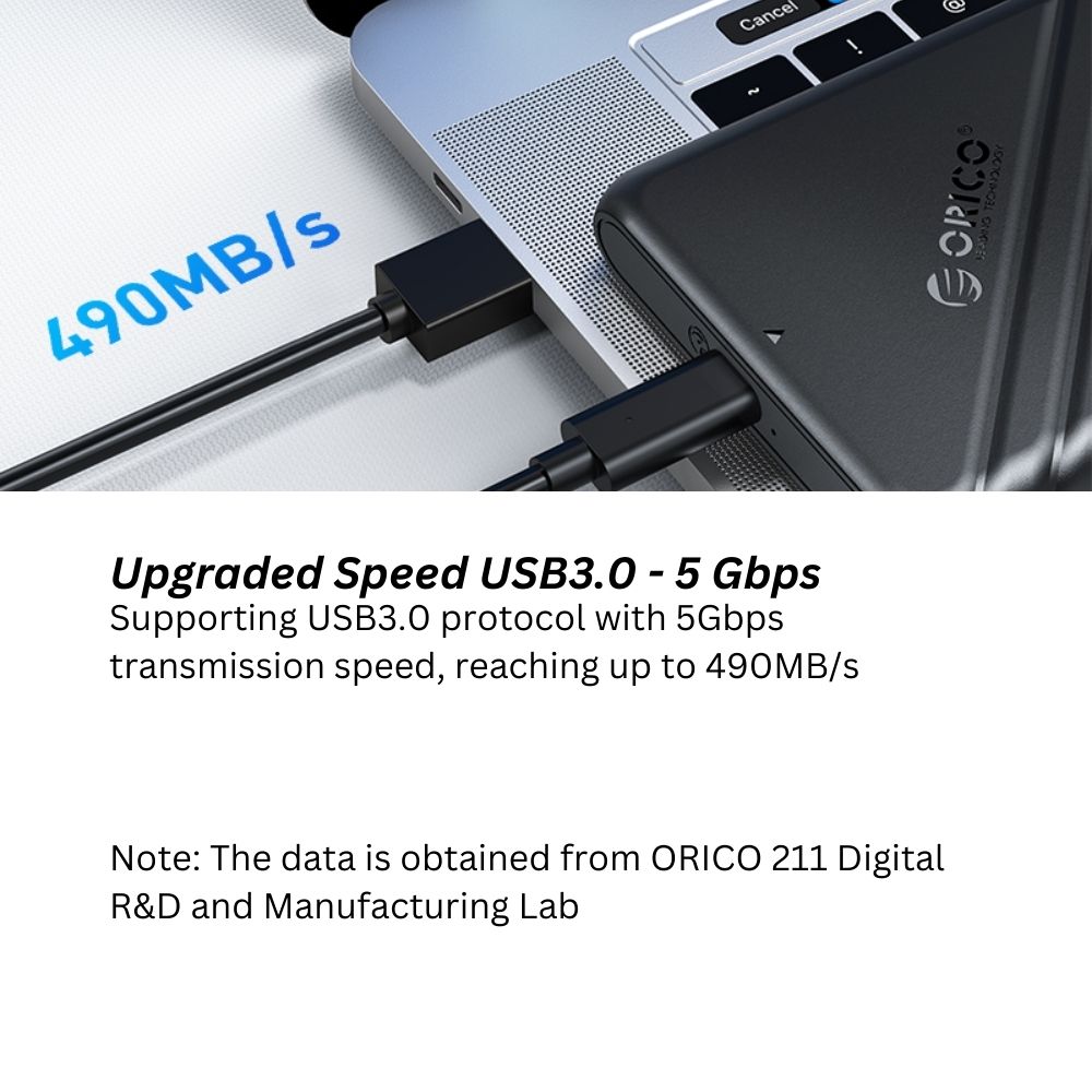 Orico 25PW1-U3 2.5" SATA USB3.0 Micro B Hard Drive Enclosure