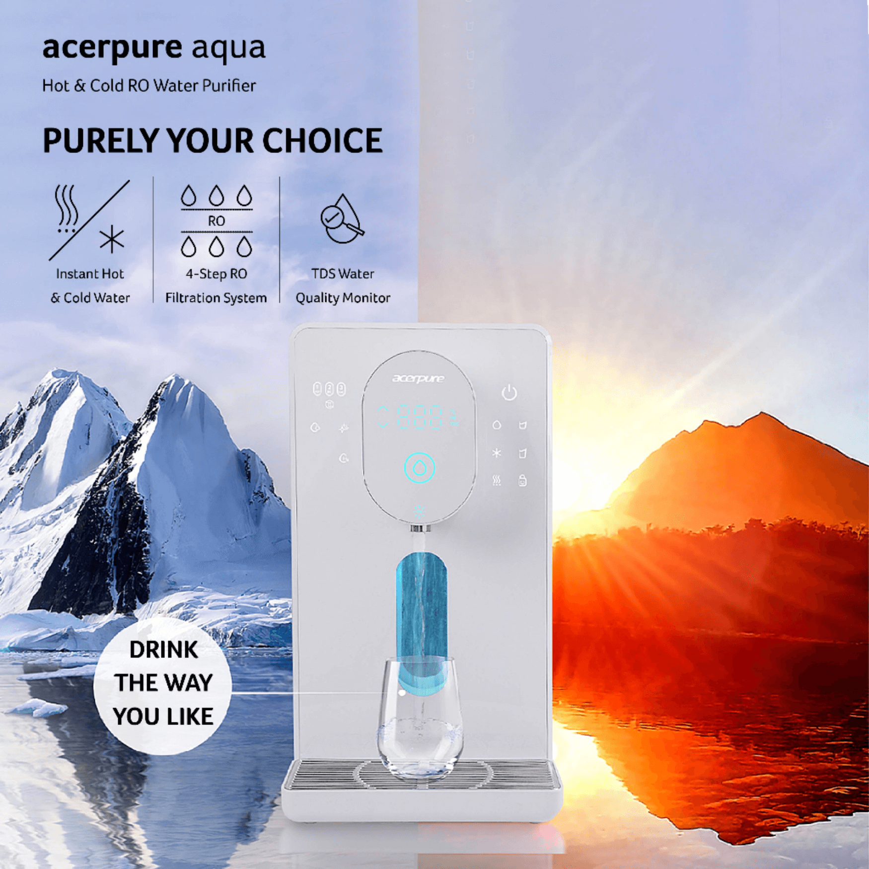 Aqua hot & hot sale cold water purifier
