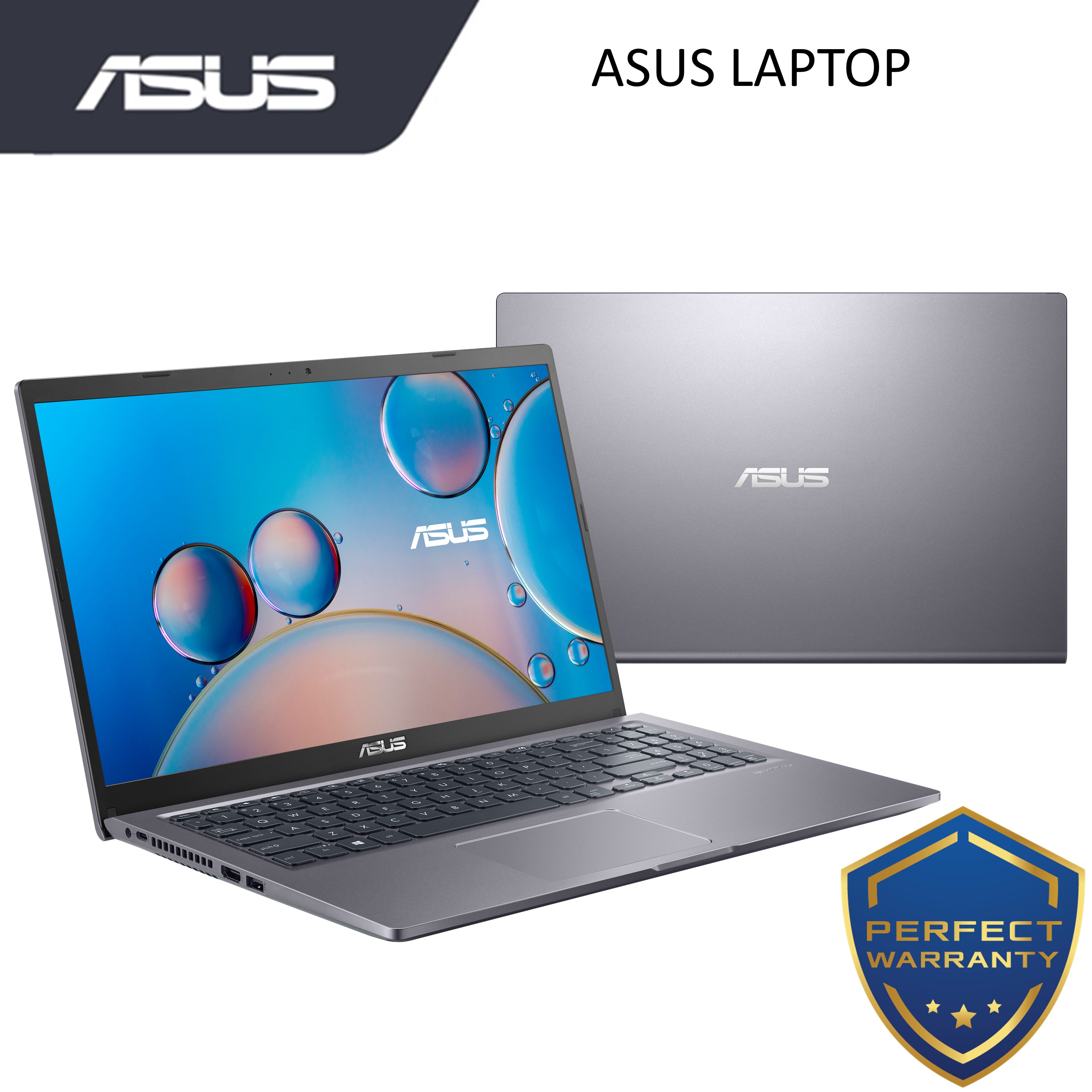 Asus VivoBook M515D-AEJ1587WS/ AEJ1588WS Laptop (Slate Grey/Transparent Silver) | Ryzen 3-3250U | 4GB RAM 256GB SSD | 15.6''FHD | AMD Share | MS Office H&S 2021 | Win11 | 2Y Warranty