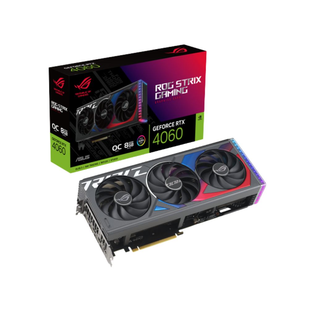 Asus RTX 4060 ROG STRIX Gaming OC 8GB GDDR6 128Bit VGA Graphics Card