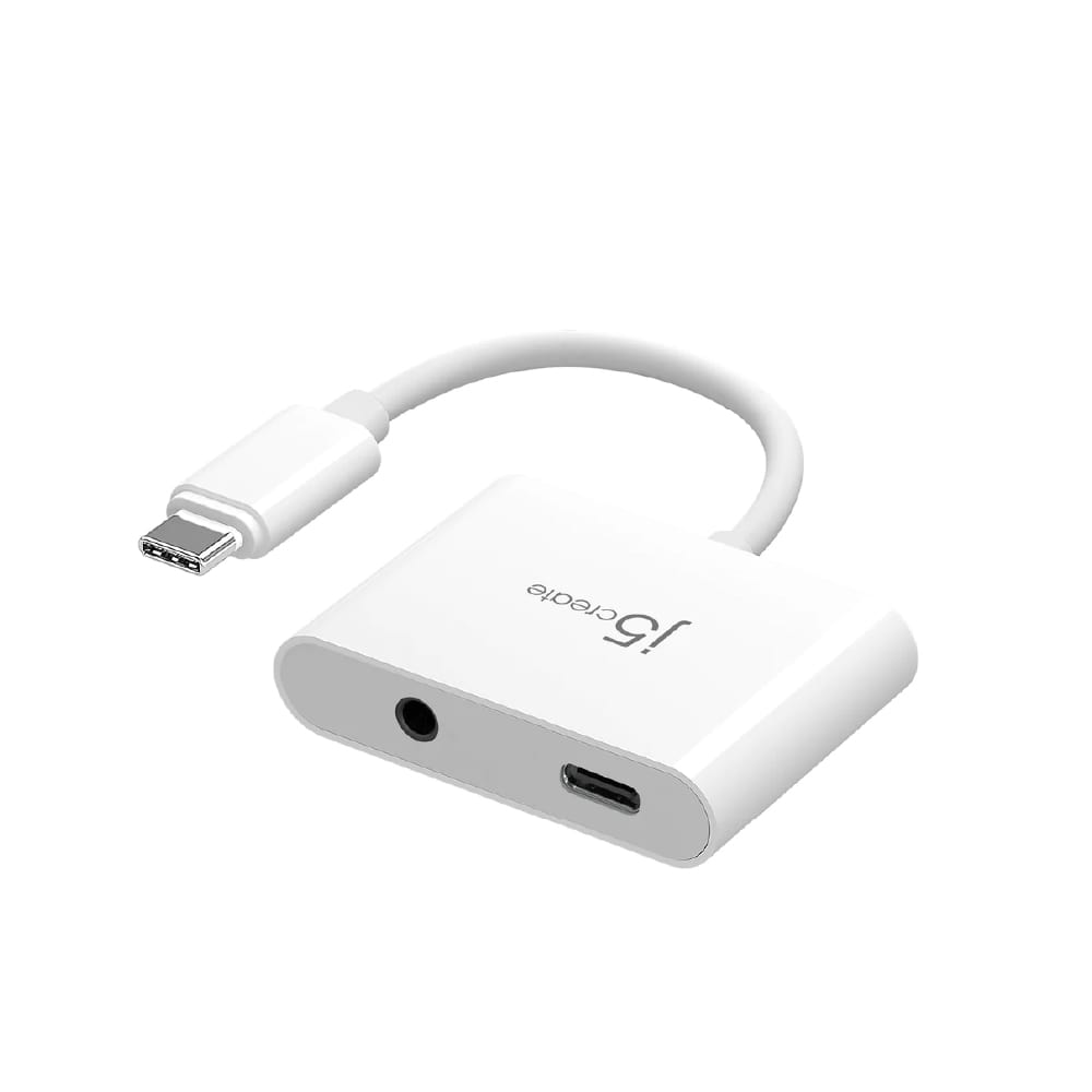 J5Create USB-C to 3.5mm Audio Adapter with Power Delivery (JCA122)