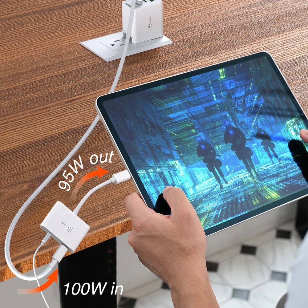 J5Create USB-C to 3.5mm Audio Adapter with Power Delivery (JCA122)