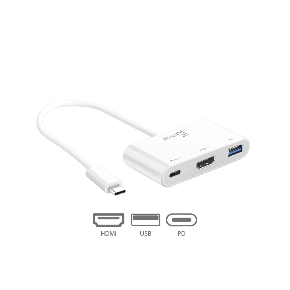 J5create USB-C to HDMI™ & USB 3.0 with Power Delivery (JCA379)