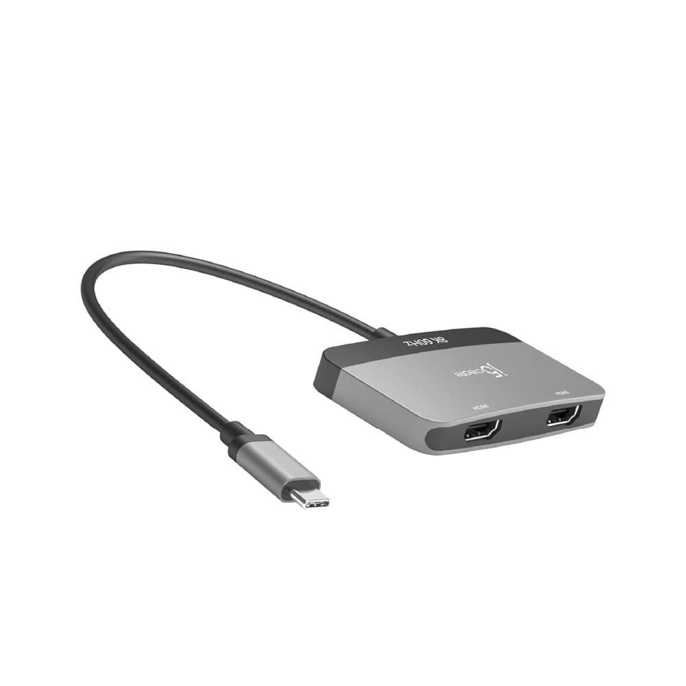 J5create 8K USB-C to Dual HDMI™ Display Adapter (JCA465)