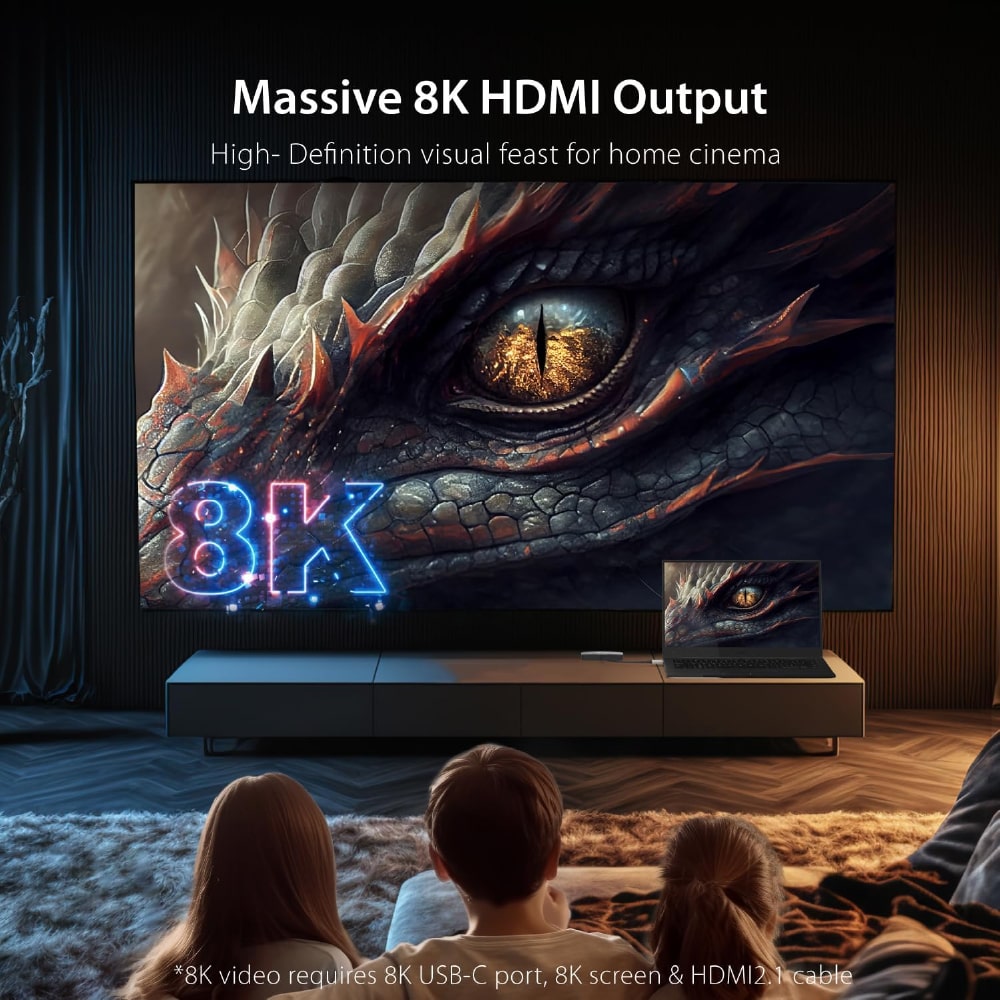J5create 8K USB-C to Dual HDMI™ Display Adapter (JCA465)