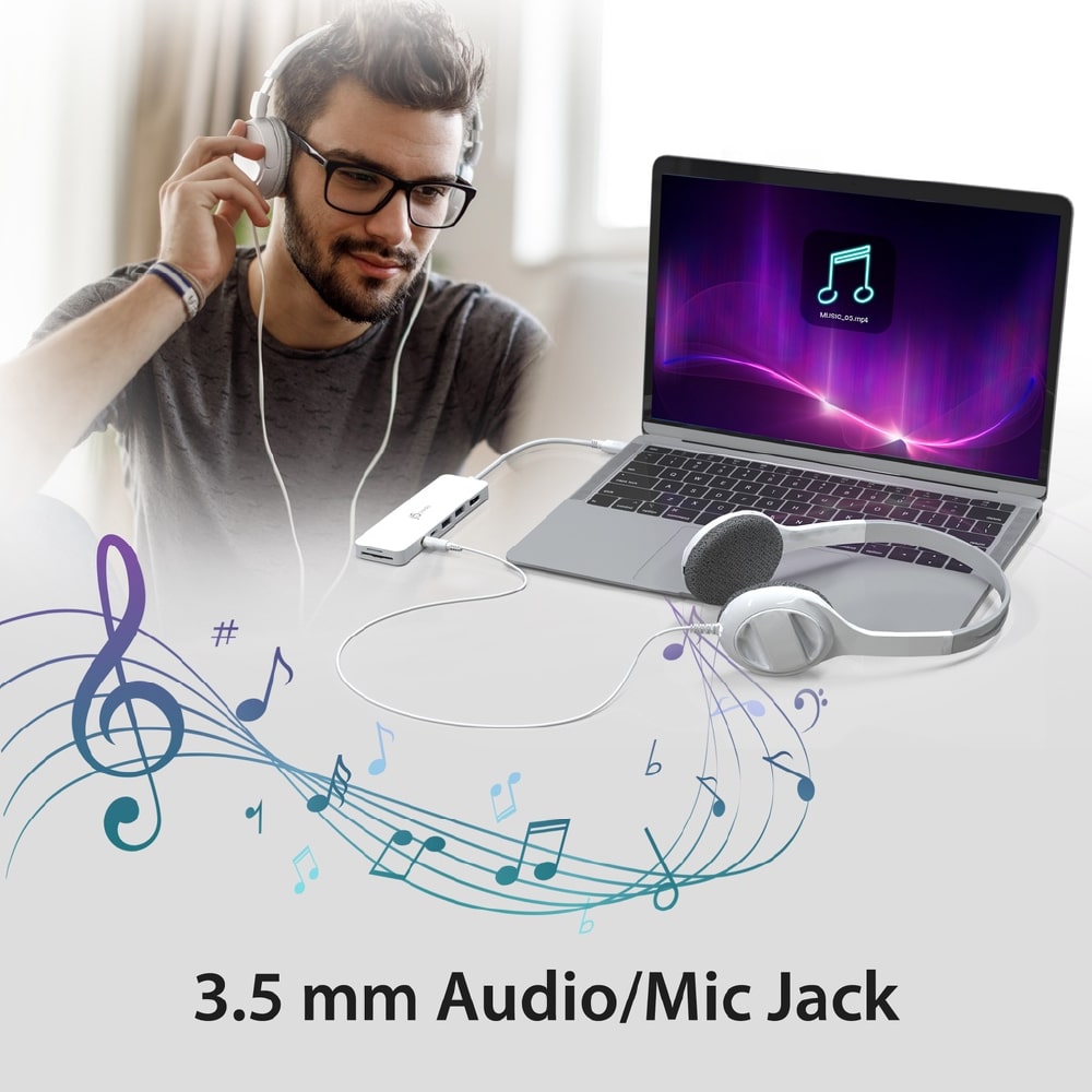 J5create USB-C 7-in-1 4K HDMI™ Multi-Port Hub with Power Delivery (JCD373)