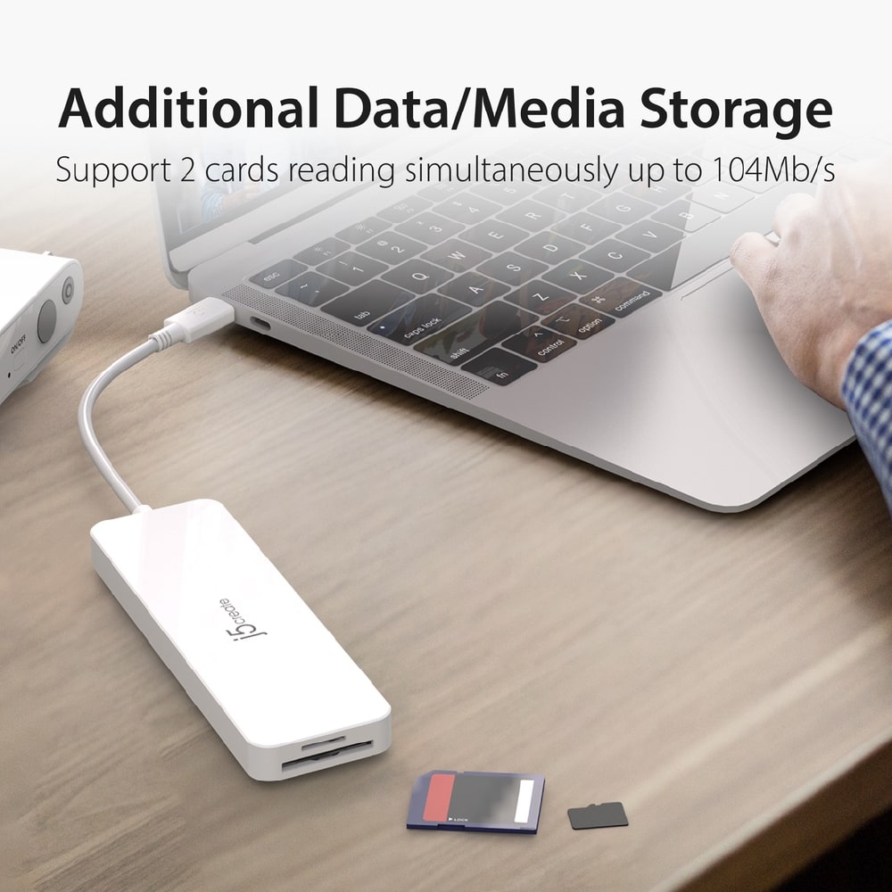 J5create USB-C 7-in-1 4K HDMI™ Multi-Port Hub with Power Delivery (JCD373)