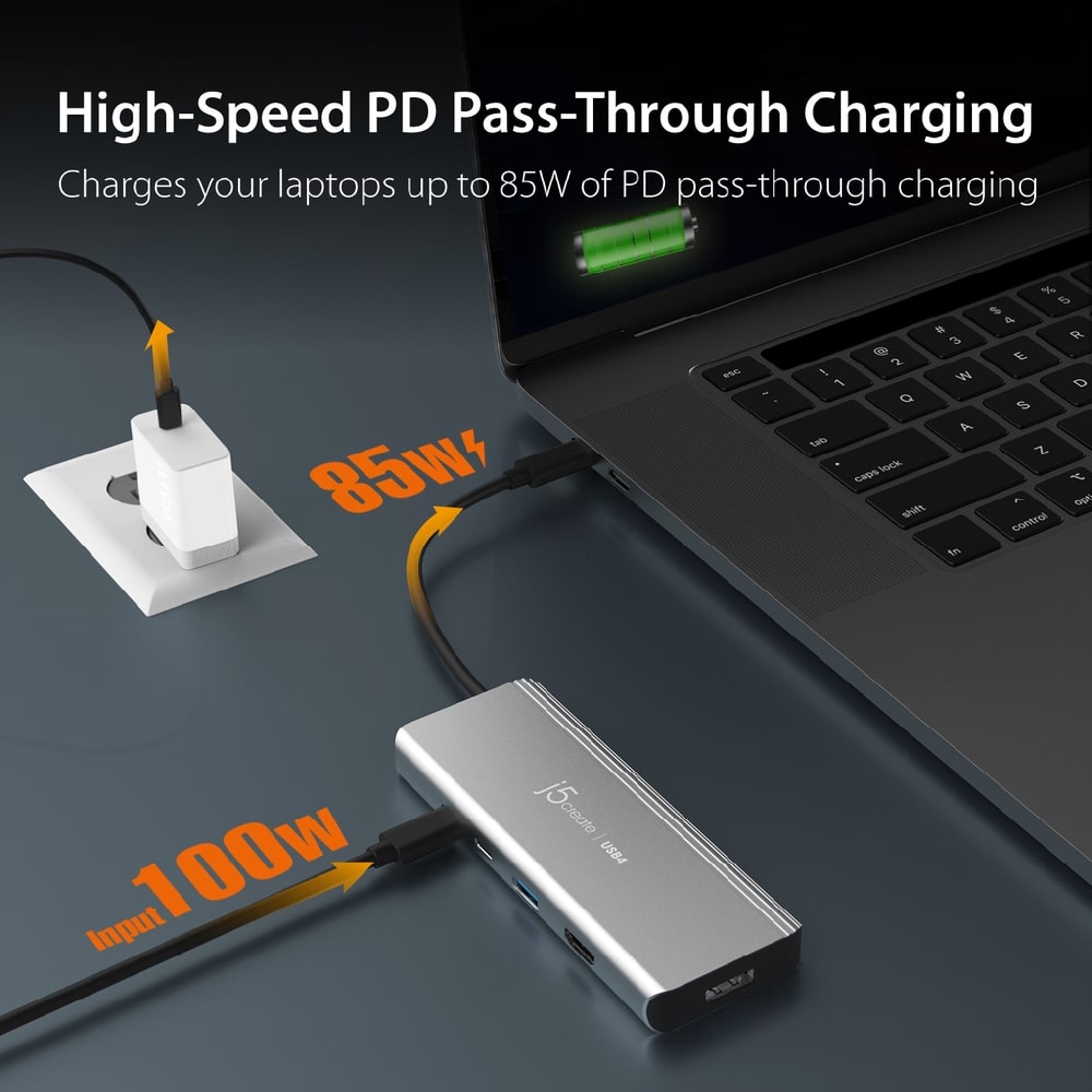 J5create USB4 5-in-1 Dual 4K Multi-Port Hub (JCD401)