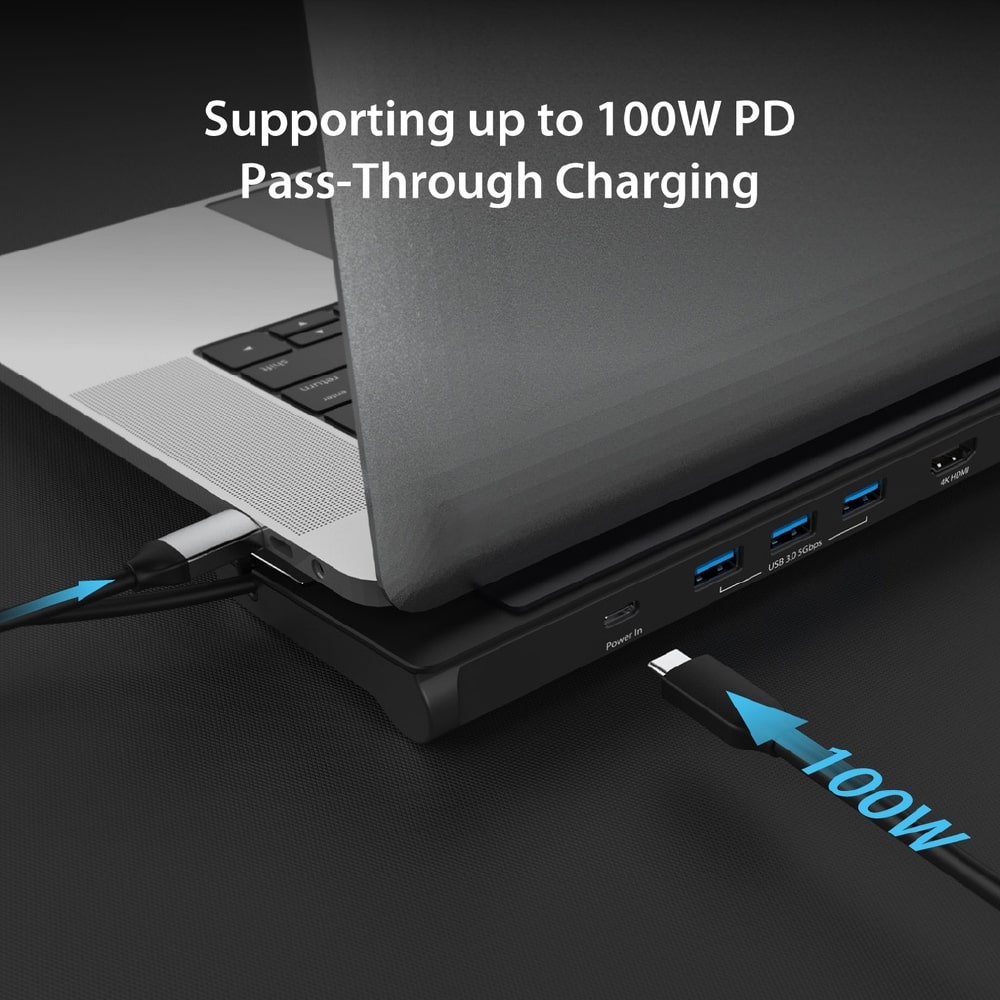 J5create USB-C 10-in-1 Dual HDMI™ Docking Station (JCD542)