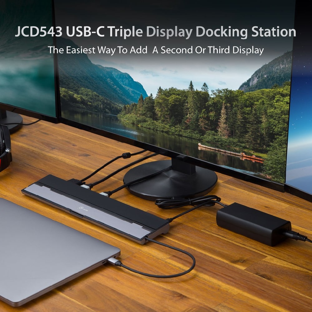J5create USB-C 13-in-1 Triple Display Docking Station (JCD543)