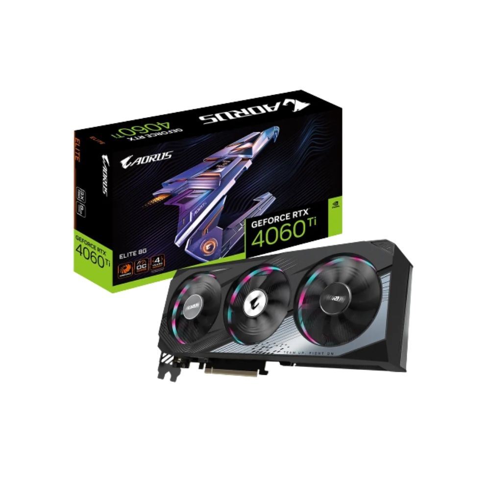 Gigabyte RTX 4060 Ti AORUS ELITE 8GB GDDR6 128Bit VGA Graphics Card