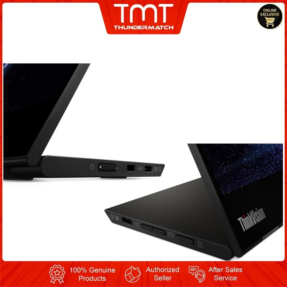 Lenovo M Series ThinkVision M14T 14" Portable Touch Monitor | 1920 x 1080