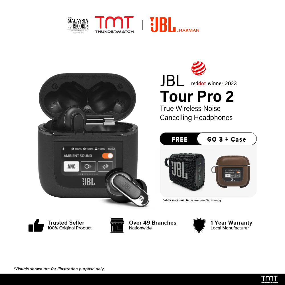 JBL Tour Pro 2 True wireless Noise Cancelling Earbuds