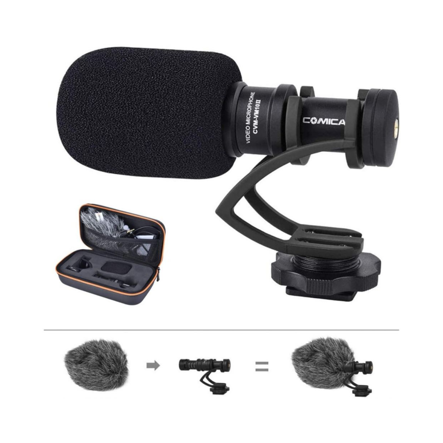 COMICA CVM-VM10-II Kit Cardioid Directional Condenser Video Microphone